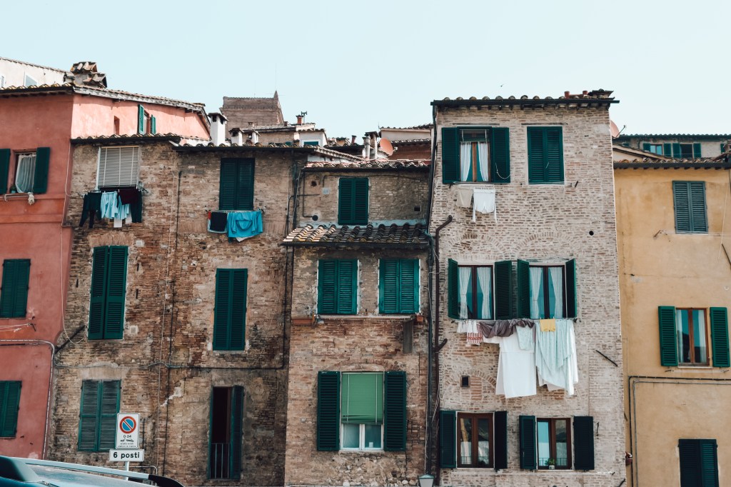 Siena Italy apartment buildings